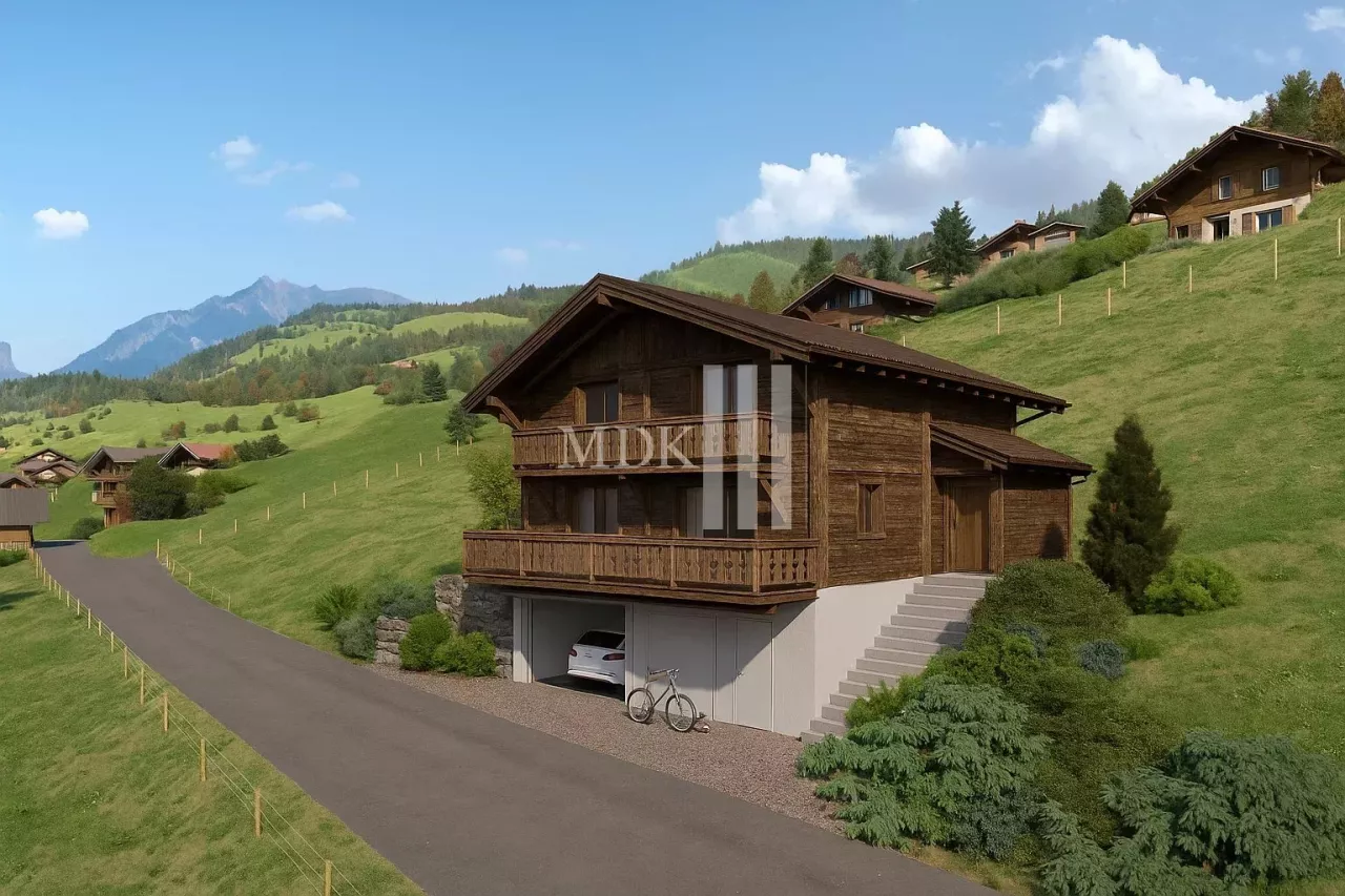 Chalet neuf avec permis de construire en vigueur