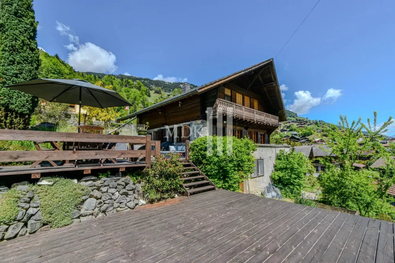 Chalet de charme à Val-d’Illiez – Une opportunité rare !