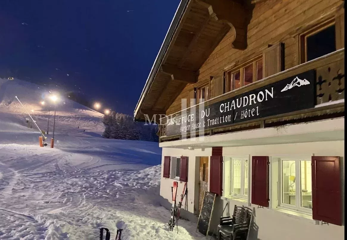 Restaurant/hôtel sur les pistes des Portes du Soleil