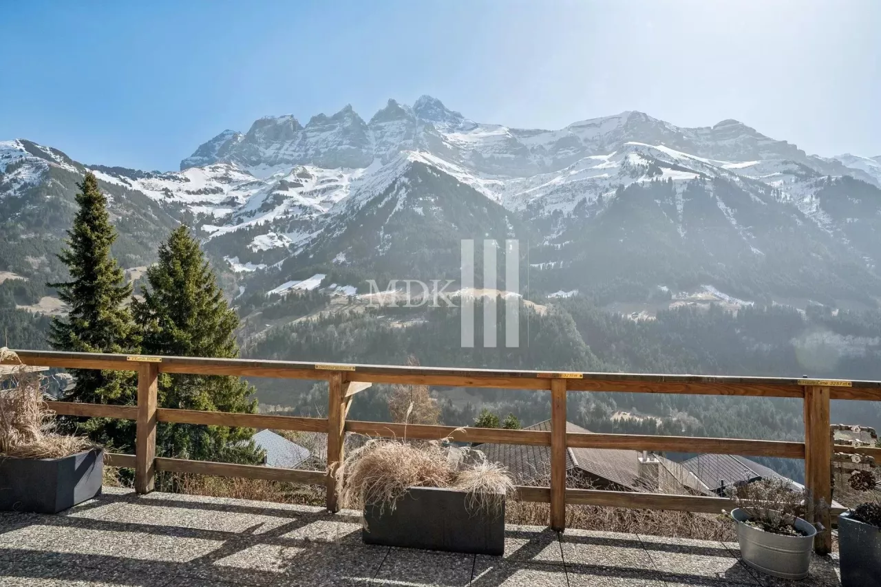 Chalet coup de coeur avec vue spectaculaire sur les Dents-du-Midi