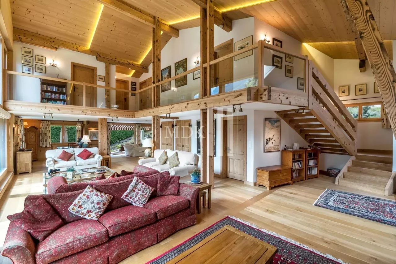 Chalet de Maître avec vue imprenable sur les Dents-du-Midi