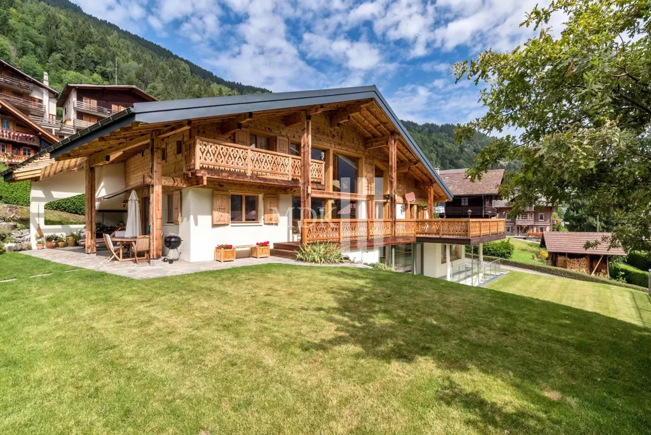 Chalet de Maître avec vue imprenable sur les Dents-du-Midi