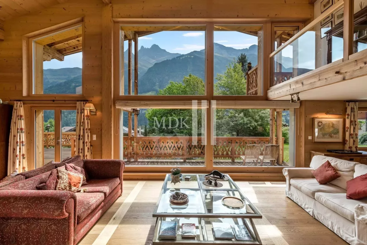 Chalet de Maître avec vue imprenable sur les Dents-du-Midi