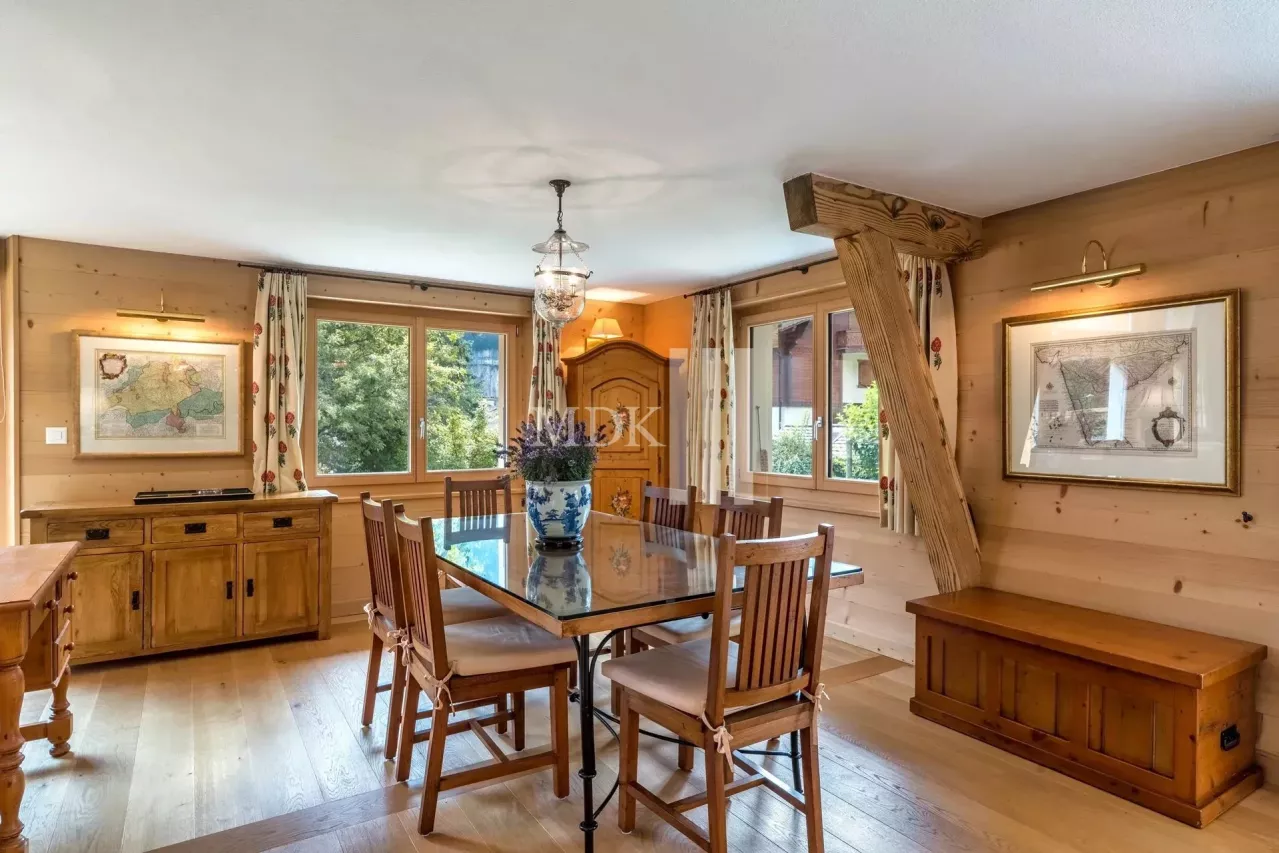 Chalet de Maître avec vue imprenable sur les Dents-du-Midi