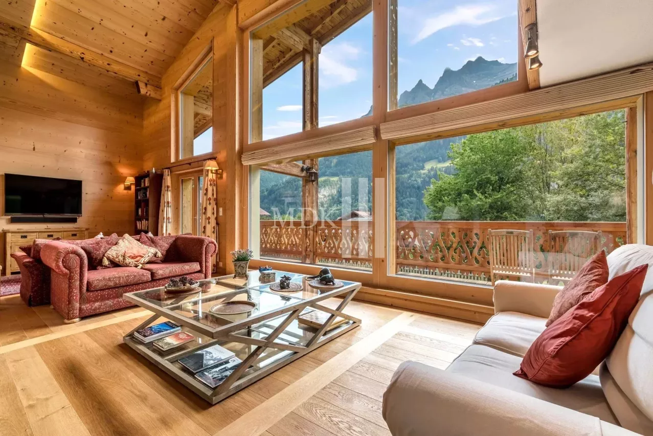 Chalet de Maître avec vue imprenable sur les Dents-du-Midi