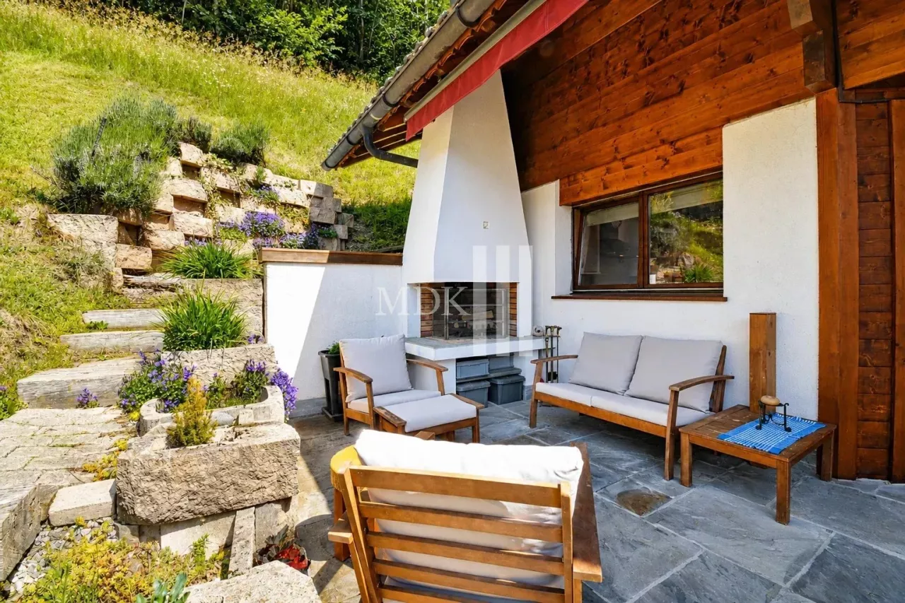 Magnifique chalet avec vue sur les Dents du Midi