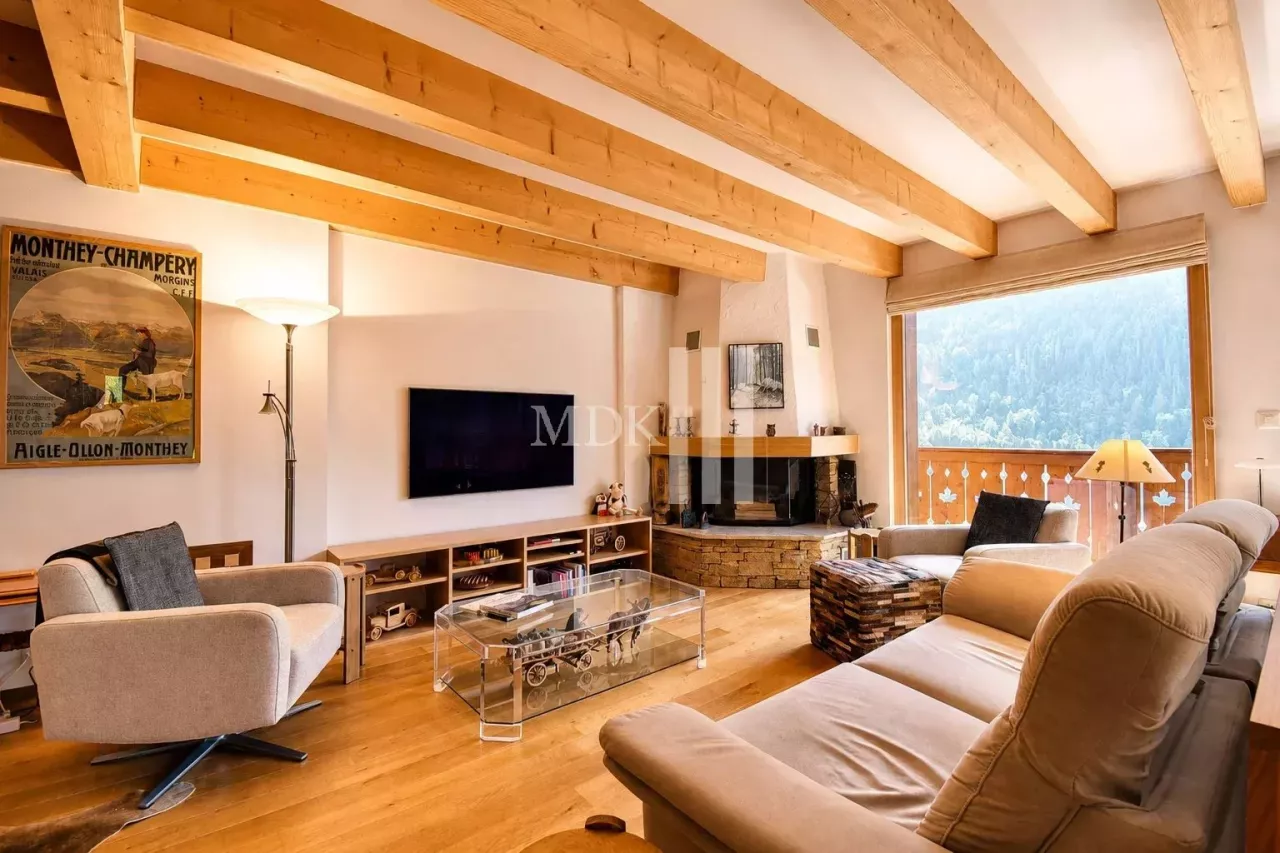 Magnifique chalet avec vue sur les Dents du Midi
