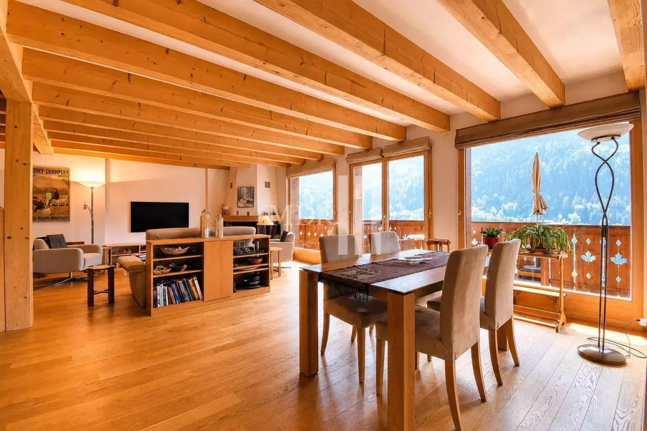 Magnifique chalet avec vue sur les Dents du Midi