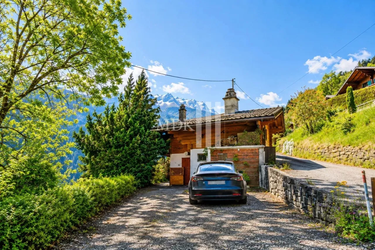 Charmant chalet avec magnifique vue sur les Dents du Midi