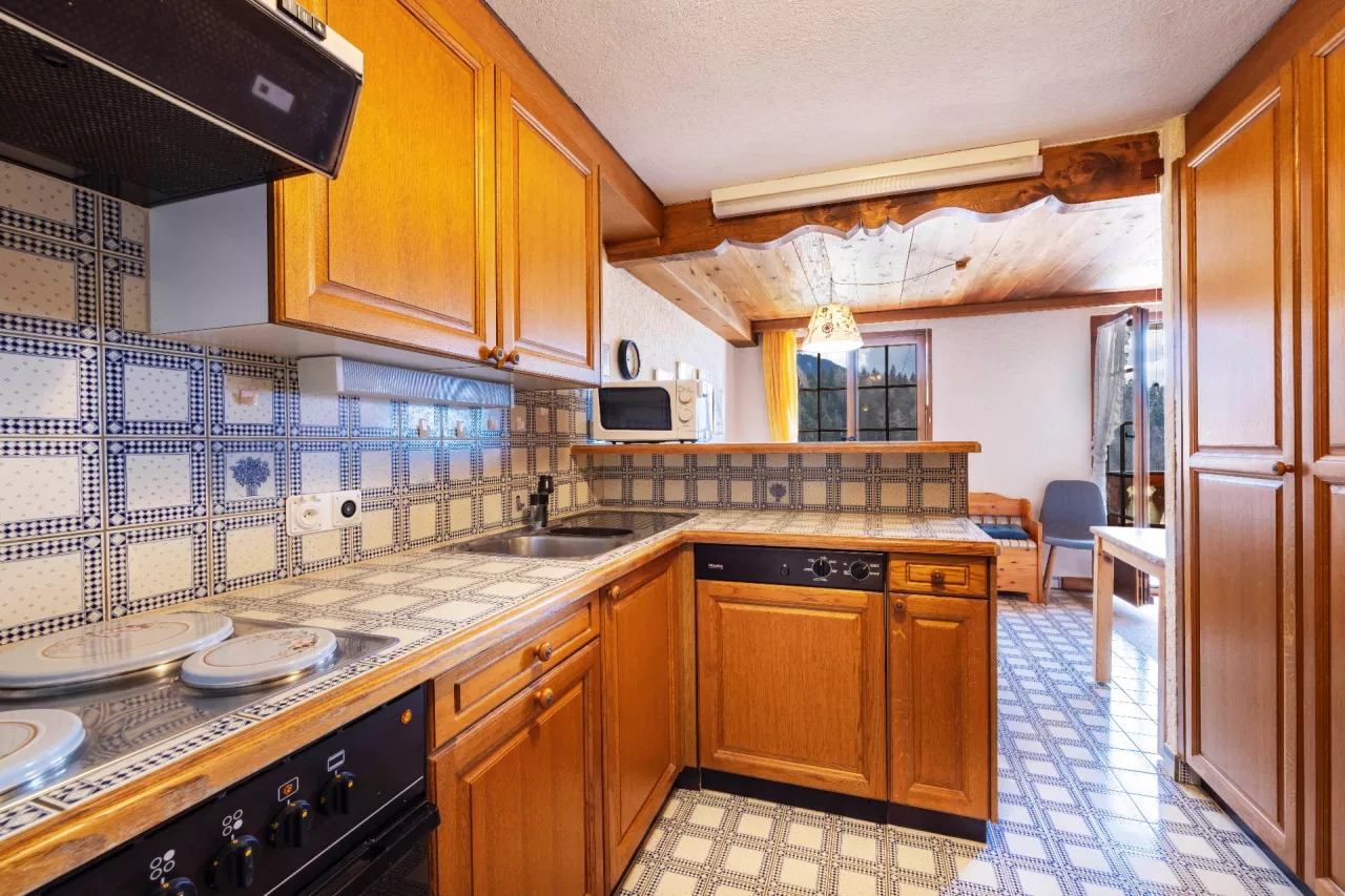 Appartement duplex avec place de parc intérieure à Leysin