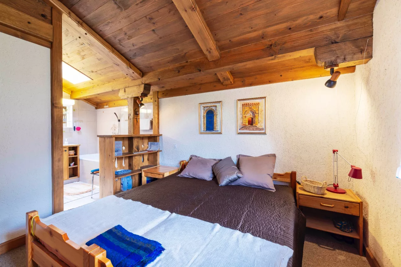 Appartement duplex avec place de parc intérieure à Leysin