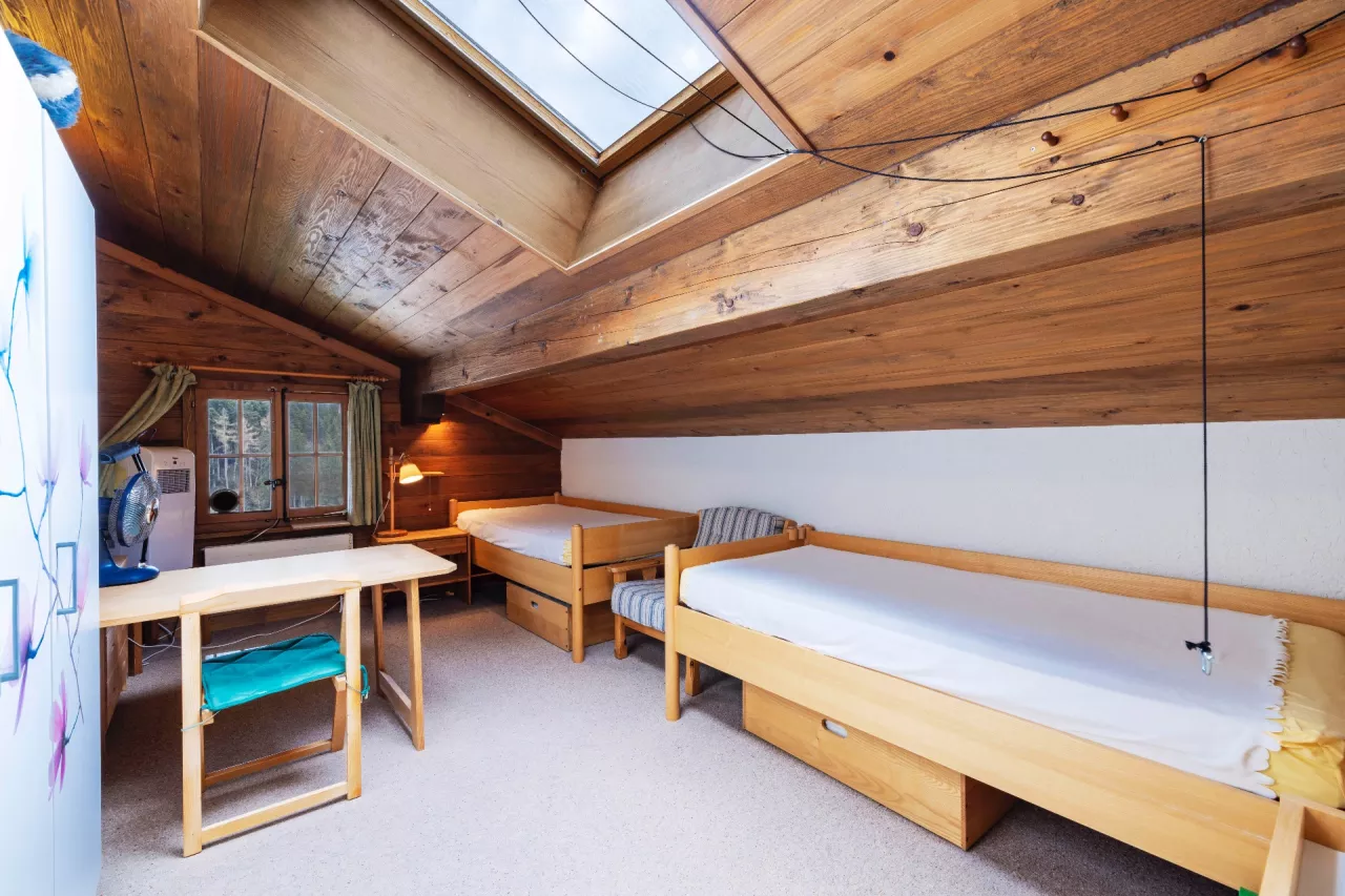 Appartement duplex avec place de parc intérieure à Leysin