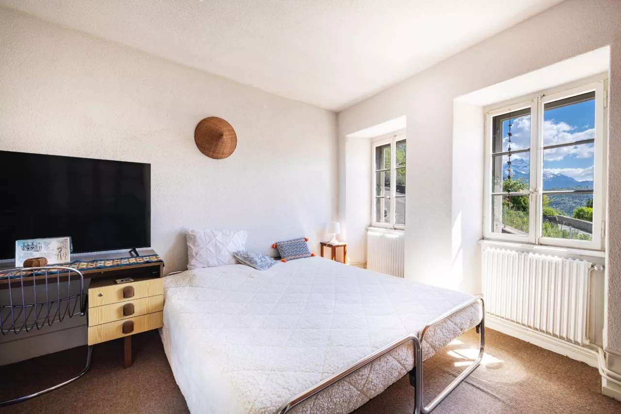 Maison villageoise contiguë de 3.5 pièces à Yvorne