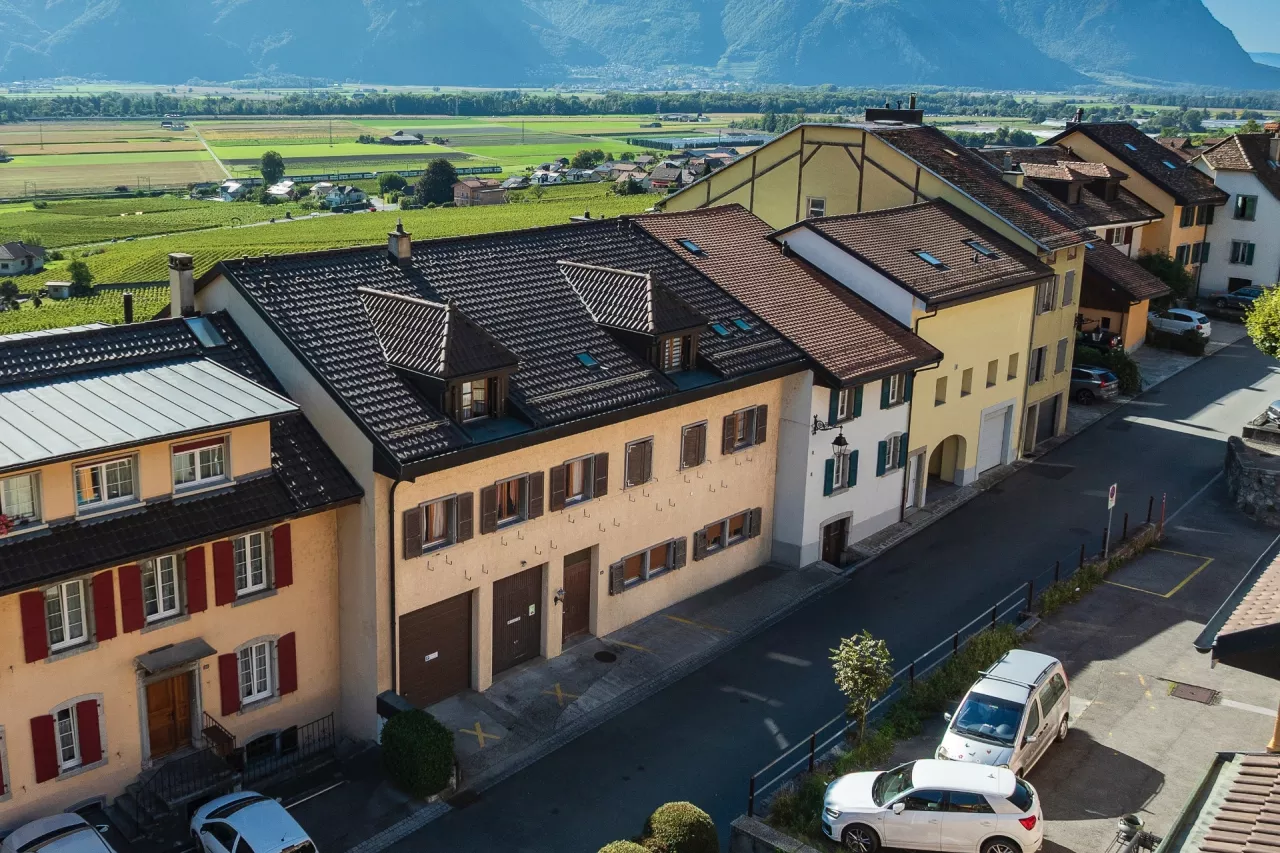 Maison d'habitation de 5 appartements à Yvorne