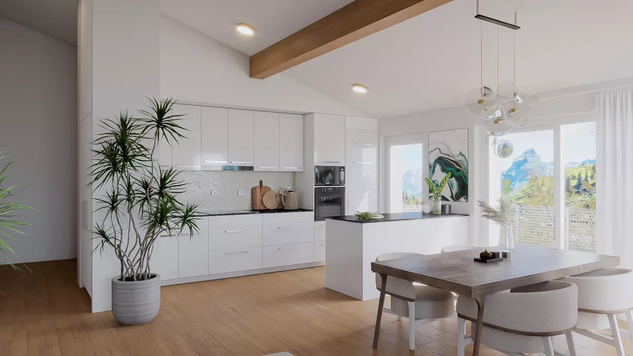 Nouvelle promotion - Résidence de 4 appartements en PPE à Collombey village