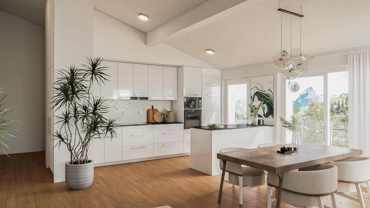 Nouvelle promotion - Résidence de 4 appartements en PPE à Collombey village