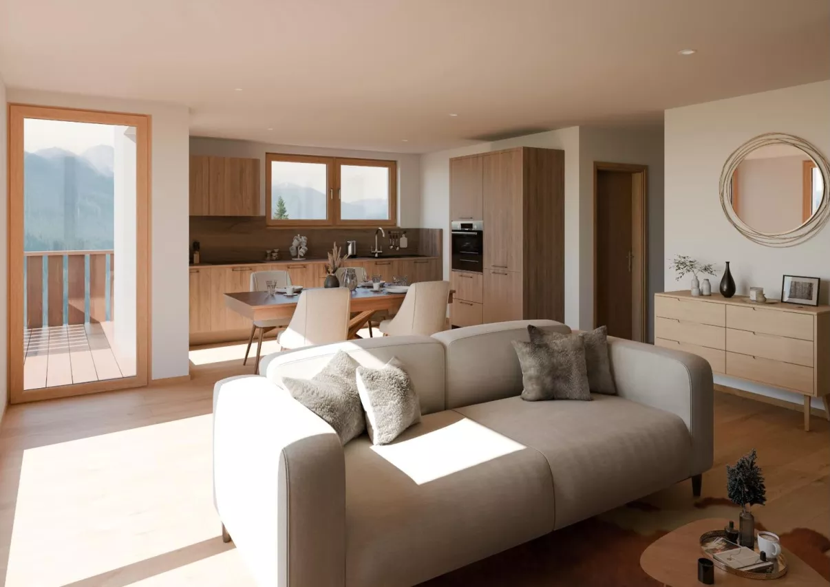 NEUF ! NOUVELLE PROMOTION - Appartements de 3.5 pièces traversant avec terrasse et/ou balcon Sud