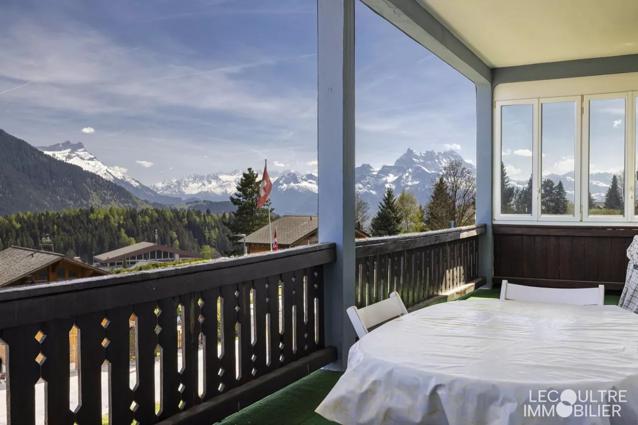 Leysin - Appartement de 4.5 pièces traversant avec balcon de 20 m2