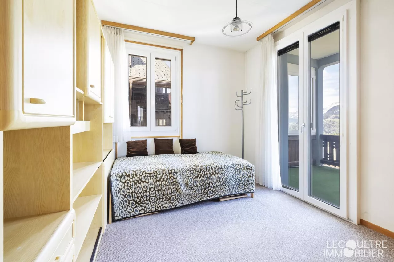 Leysin - Appartement de 4.5 pièces traversant avec balcon de 20 m2
