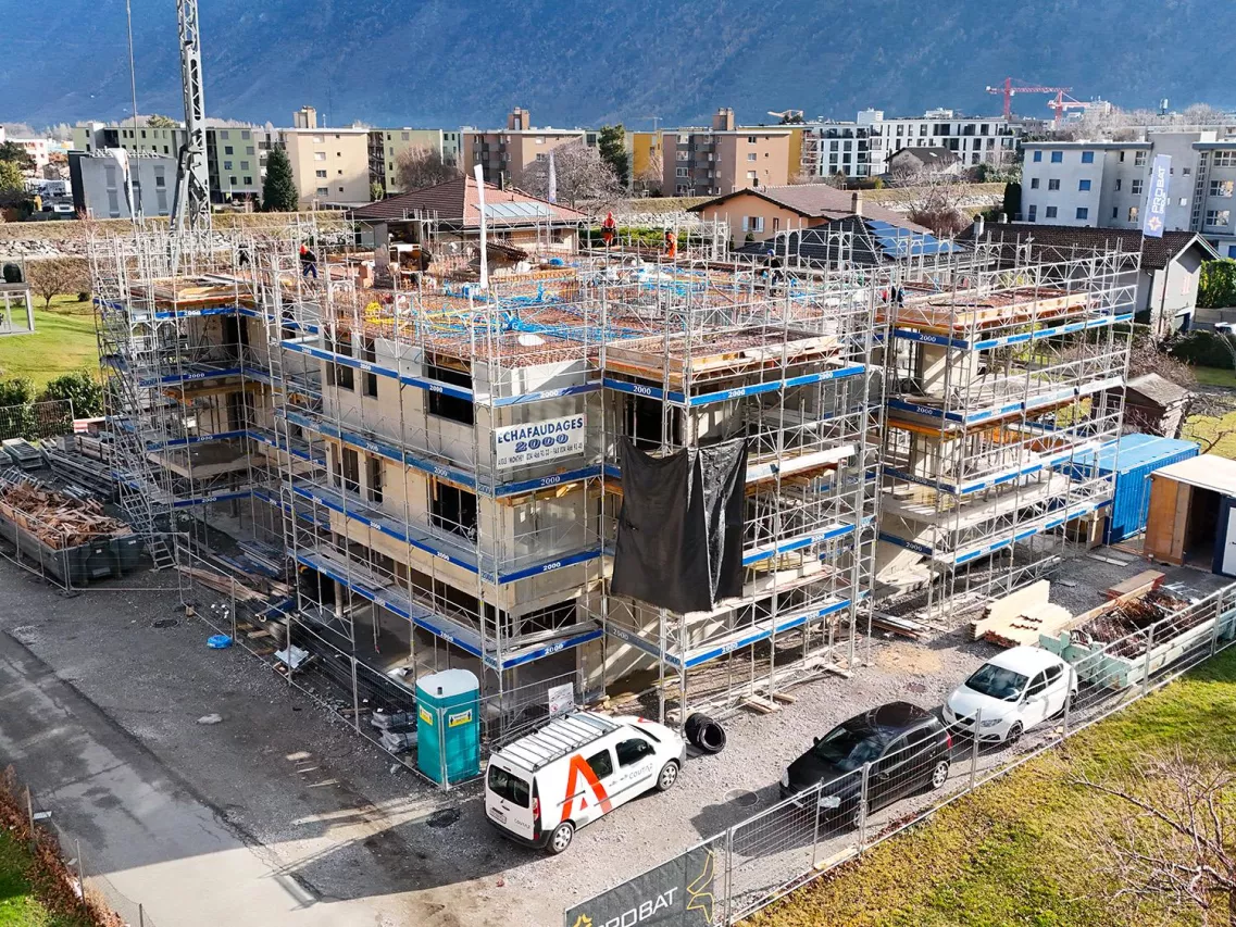 Très joli 2.5 pièces en attique à vendre à Martigny - Chantier en cours