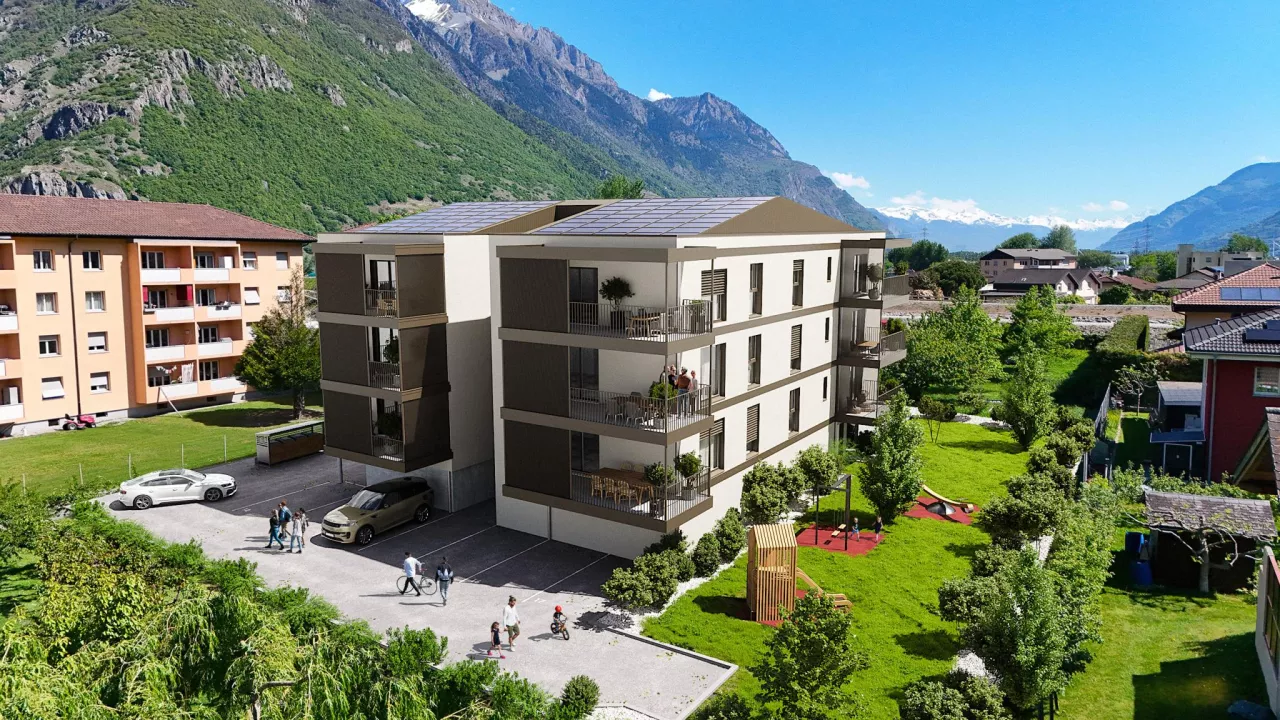 Très joli 3.5 pièces à vendre à Martigny (Lot 202)