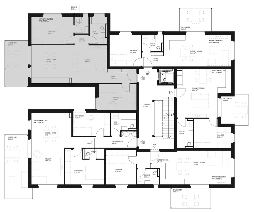 Très joli 3.5 pièces à vendre à Martigny - Chantier en cours