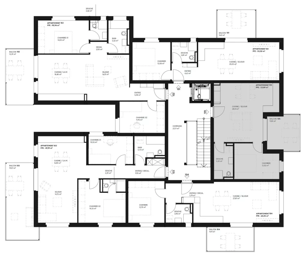 Très joli 2.5 pièces à vendre à Martigny - Chantier en cours