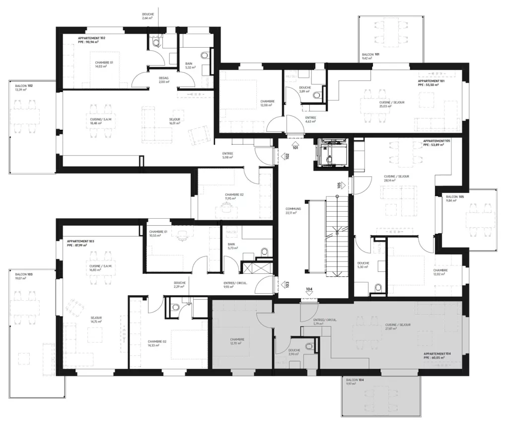 Très joli 2.5 pièces à vendre à Martigny - Chantier en cours