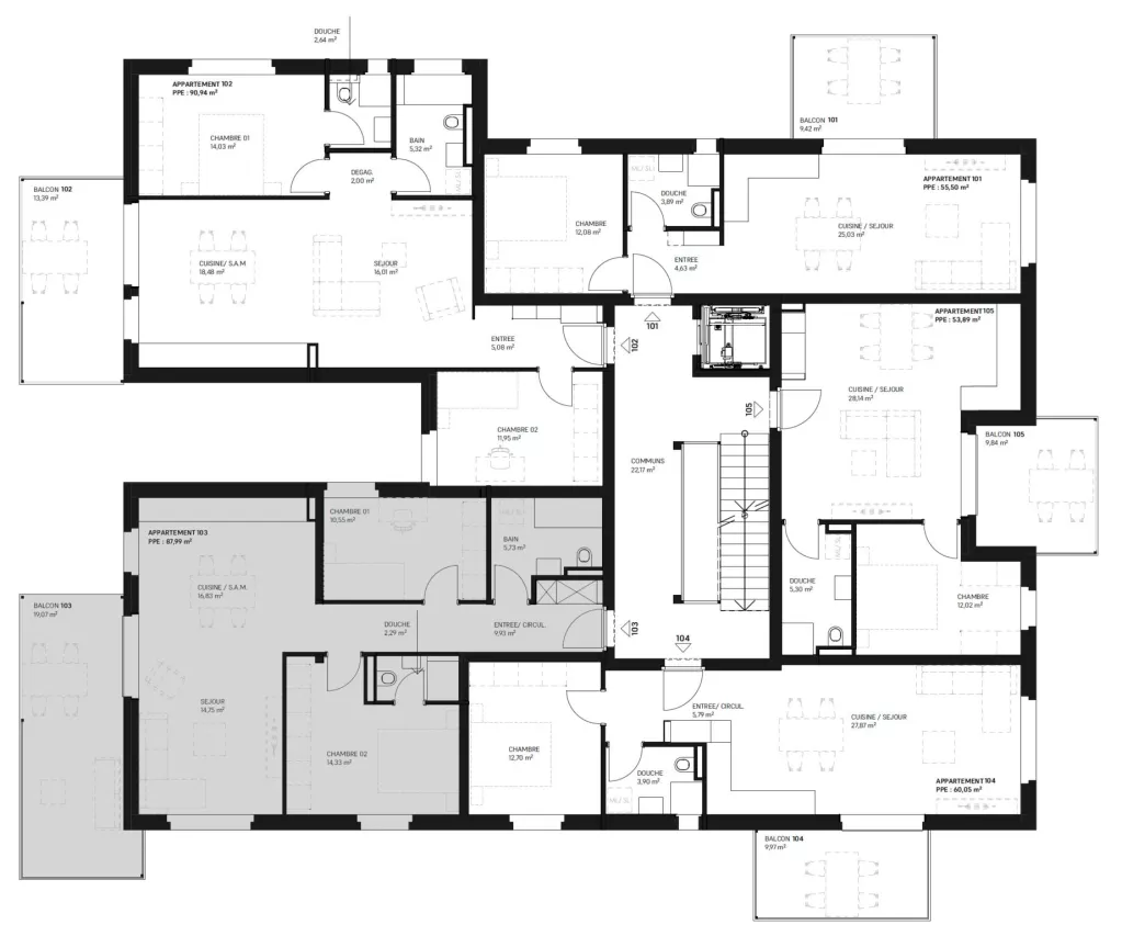 Très joli 3.5 pièces à vendre à Martigny - Chantier en cours