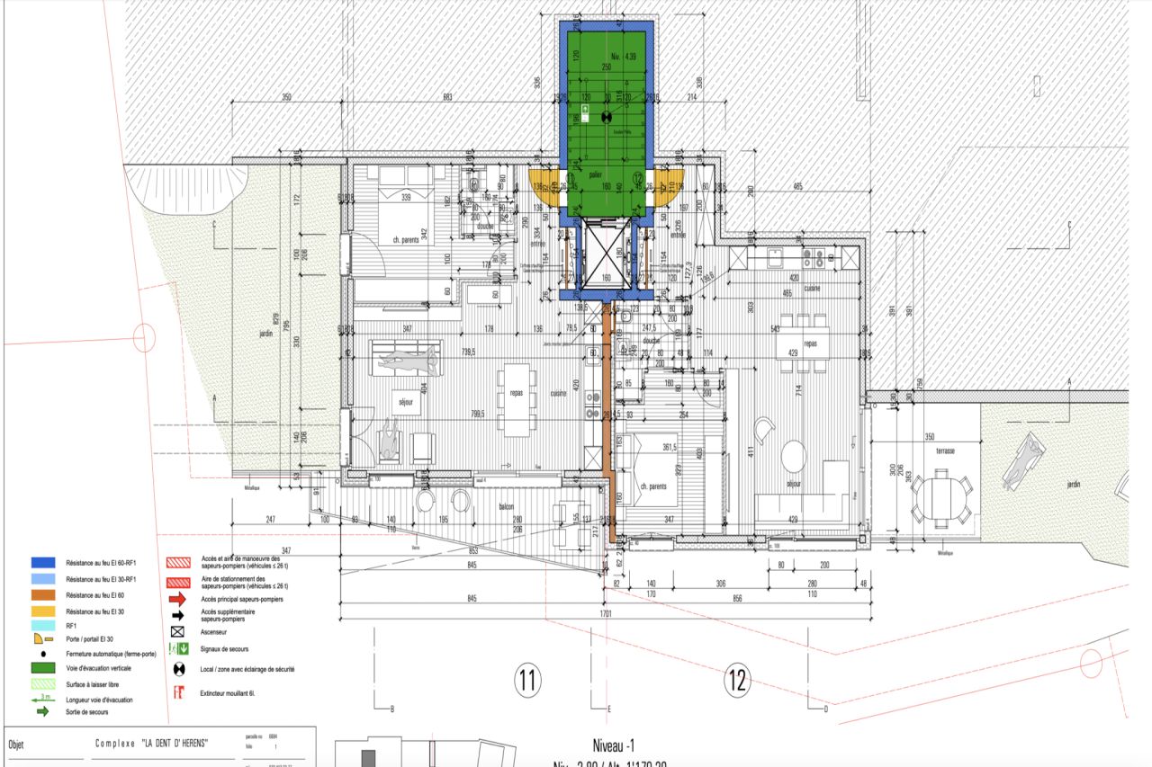 A saisir 2.5 pcs sud-est 78 m2 + 1 place en parking couvert (avec aide financière de 50 milles francs)