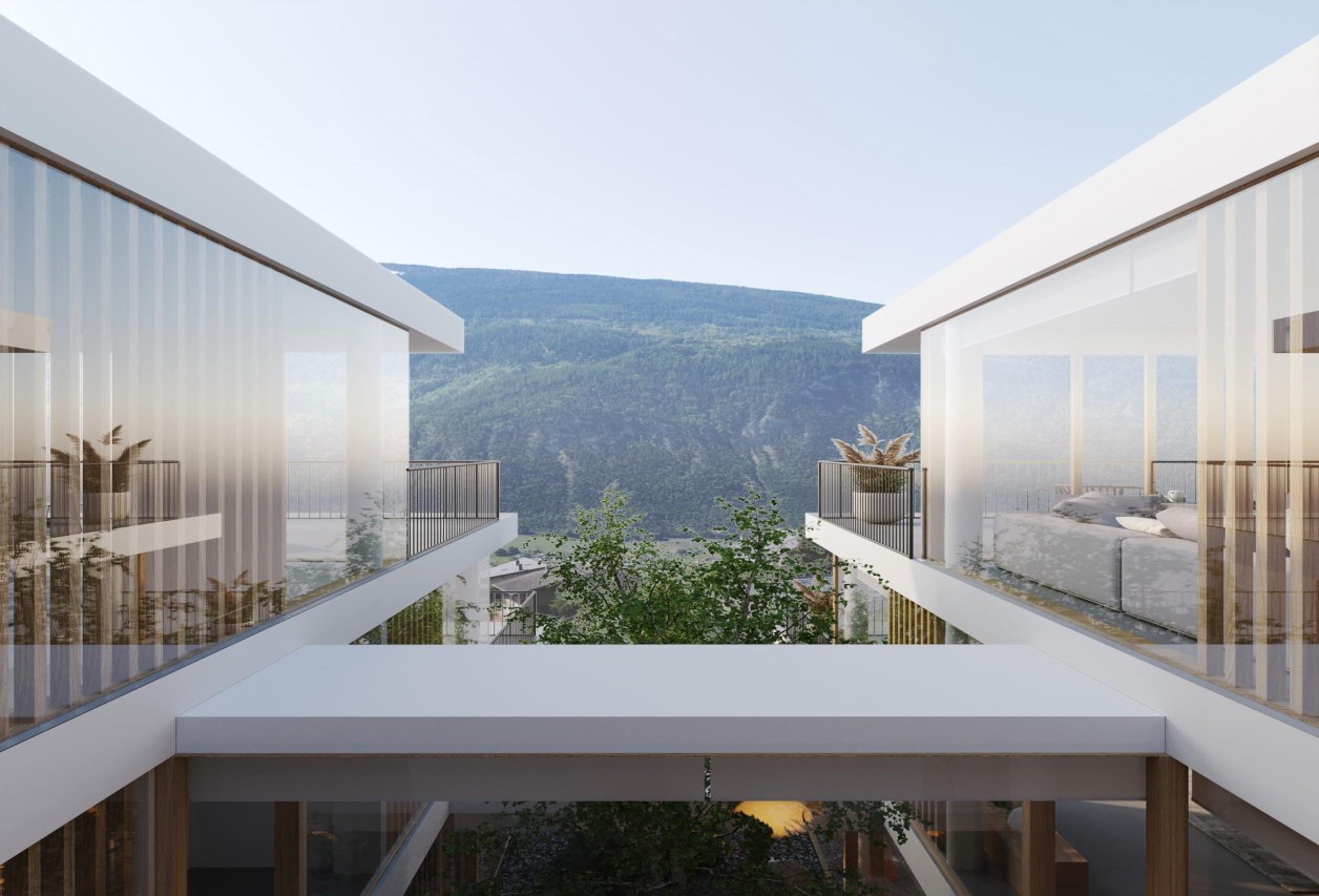 Superbe appartement contemporain de haut standing de 4,5 pièces avec jardin à Drône