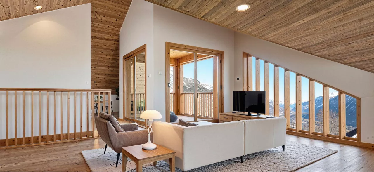 Projet de rénovation d'une magnifique grange à Crans-Montana