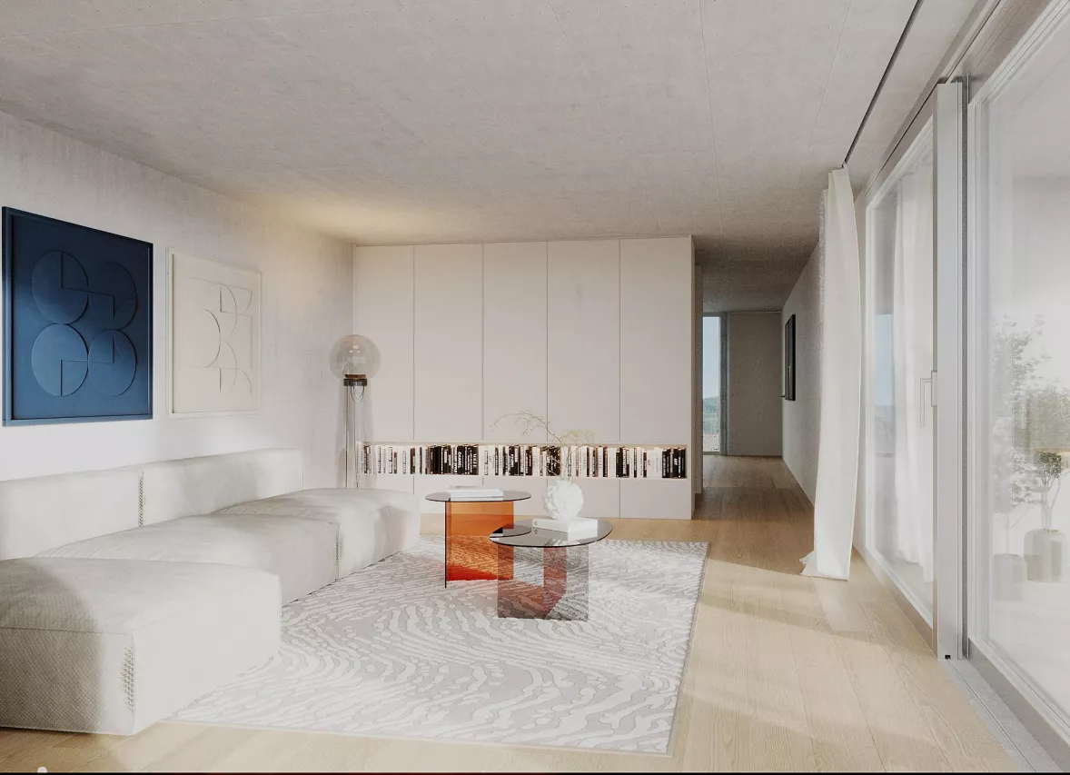 4.5 pièces rez-de-jardin à Saint-Léonard : Espace et confort