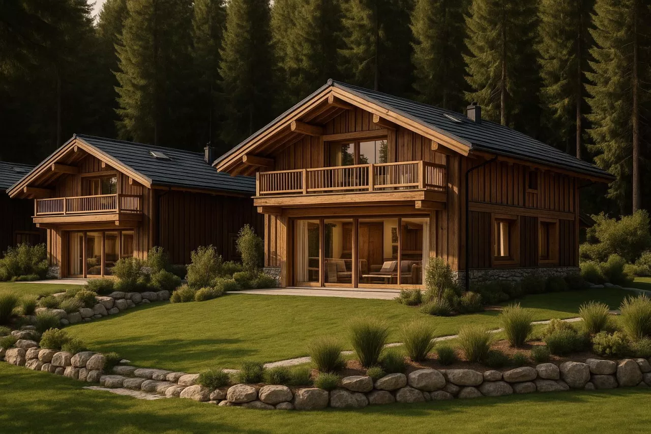 Exclusivité : Chalet en vieux bois M53 | Projet Chalets CYR ? Crans-Montana