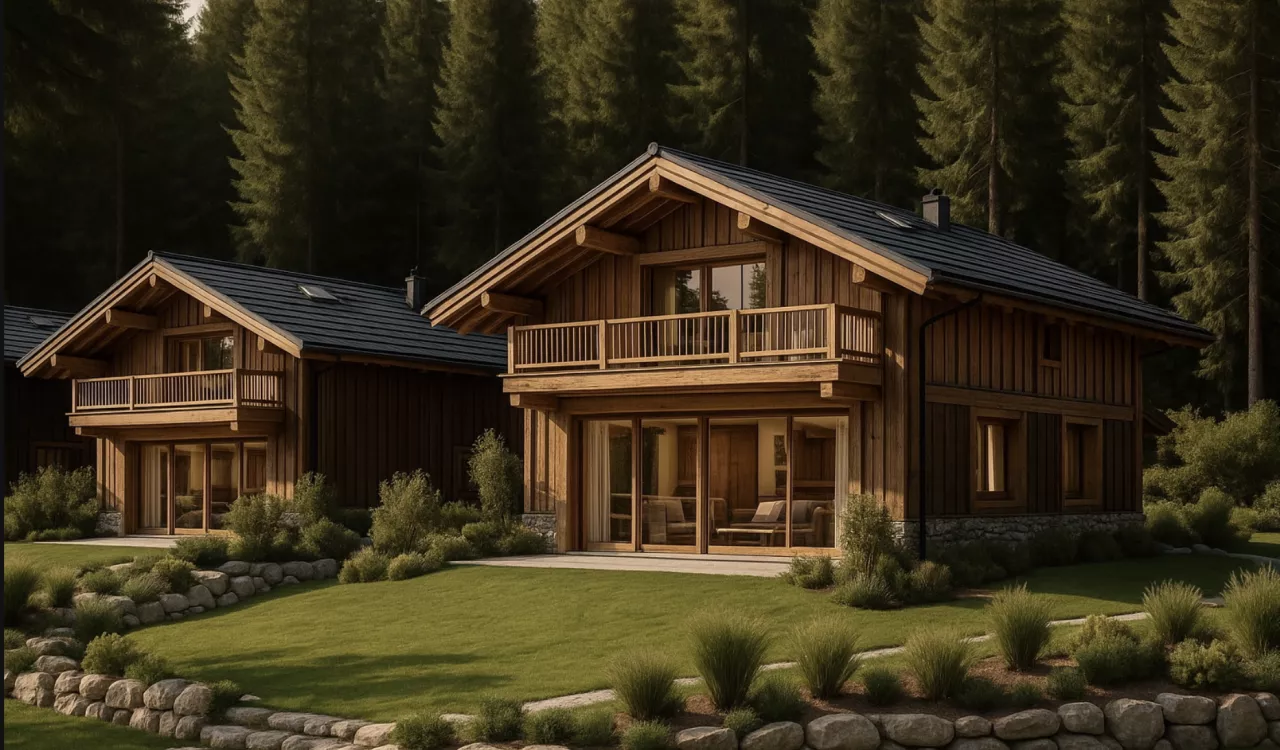 Chalet en vieux bois M54 à Crans-Montana