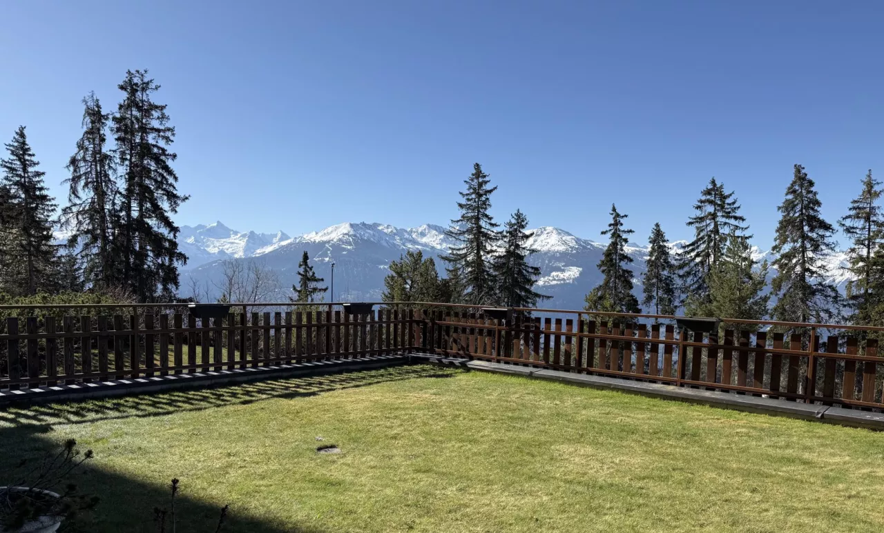 Rare 3.5 pces avec terrasse à Vermala en résidence secondaire