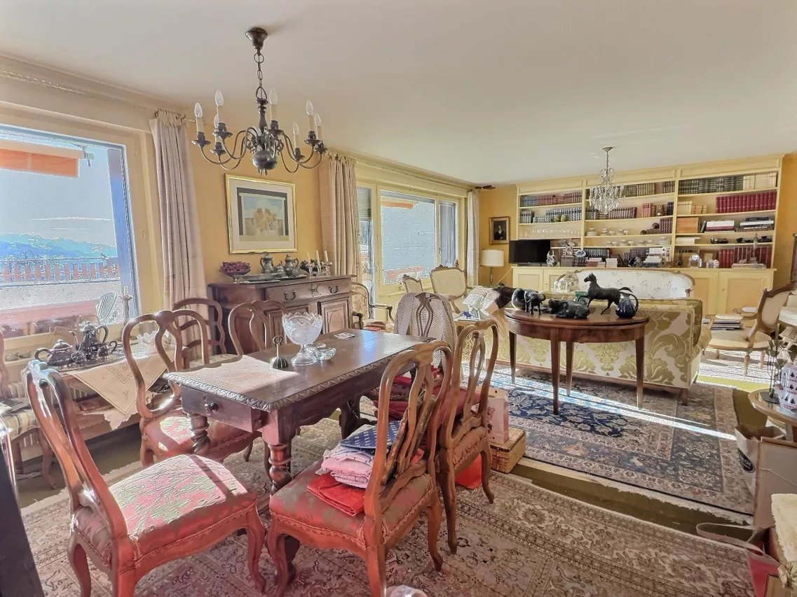 Rare 3.5 pces avec terrasse à Vermala en résidence secondaire