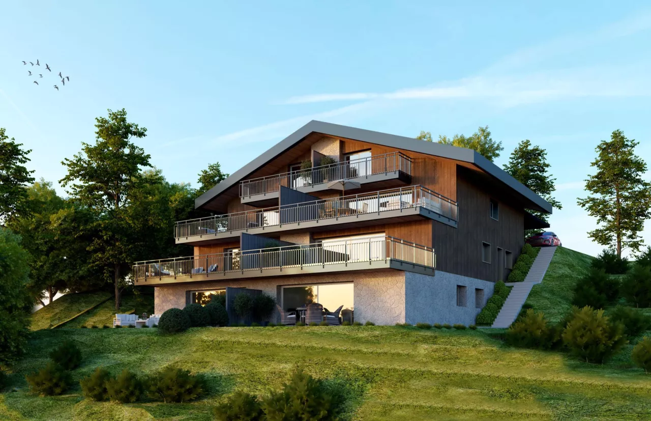 Dernier lot : Appartement 3,5 pièces en rez-de-jardin sud-ouest