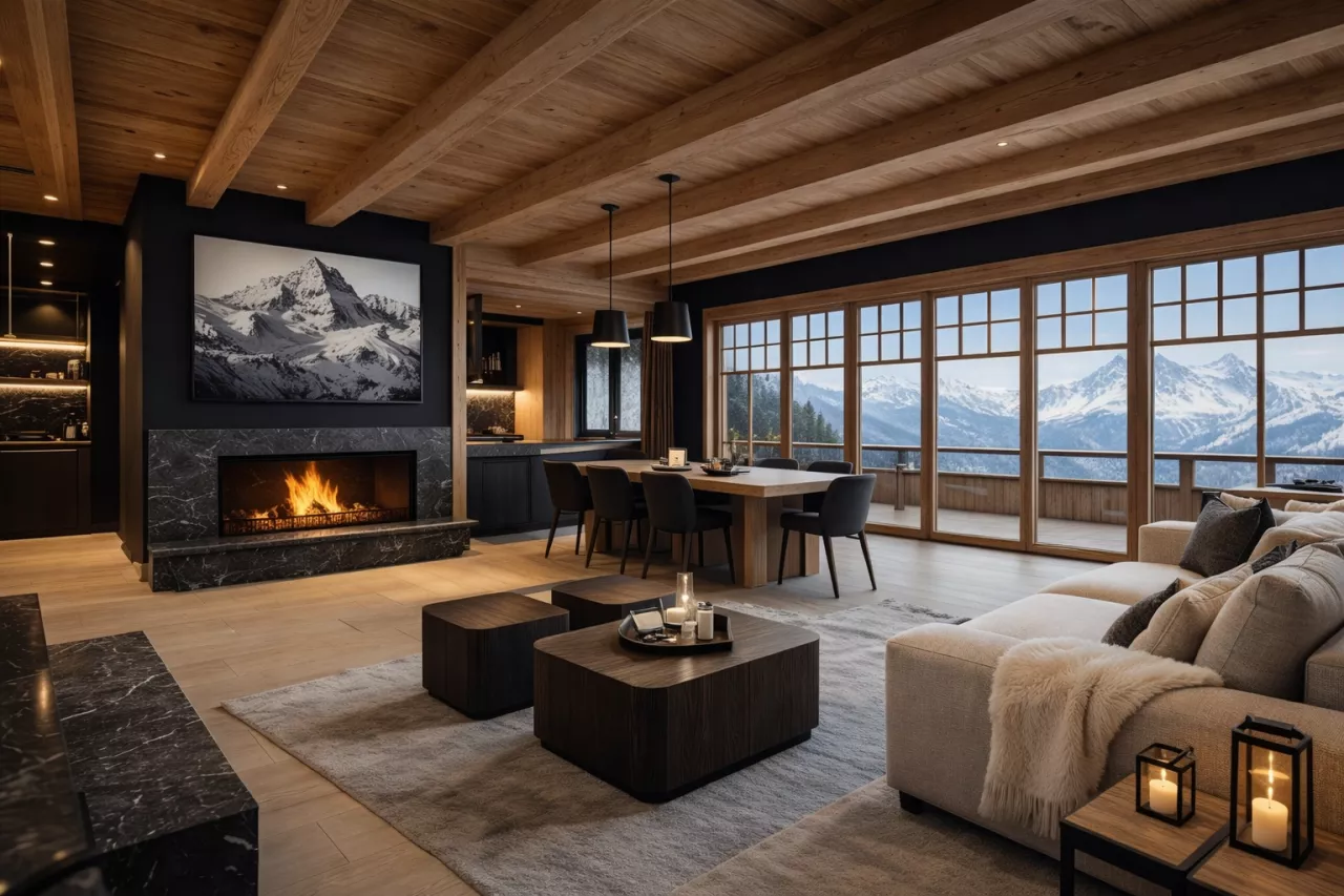 Magnifique chalet neuf à 6 min en voiture de Crans-Montana