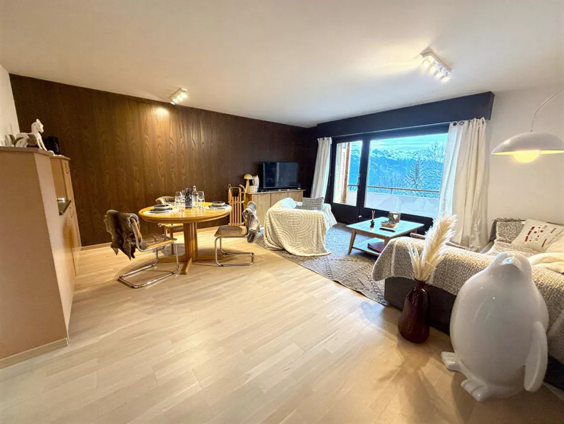 À louer ? Appartement meublé Ski In / Ski Out au pied des pistes ? Crans-Montana