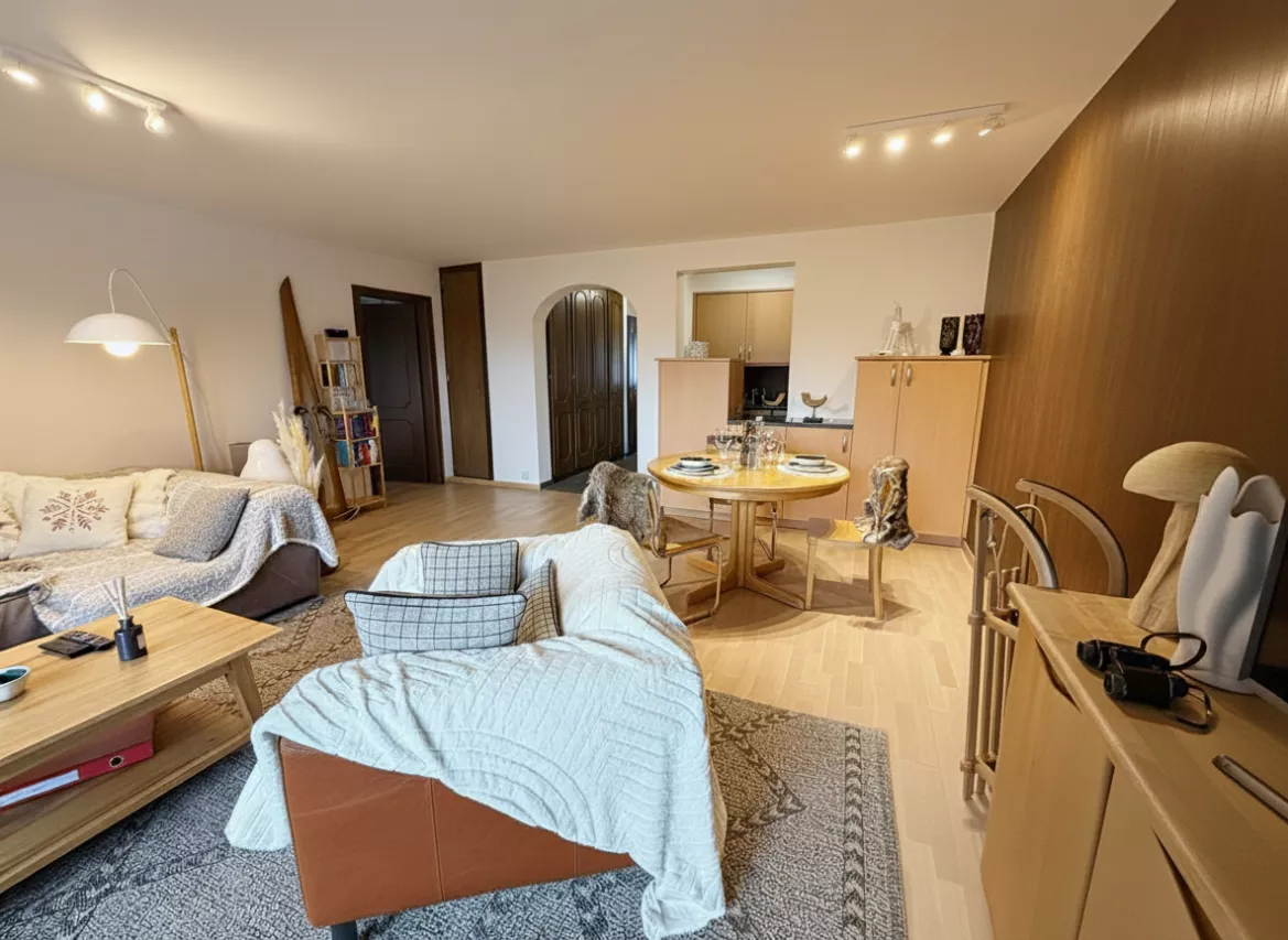 À louer ? Appartement meublé Ski In / Ski Out au pied des pistes ? Crans-Montana