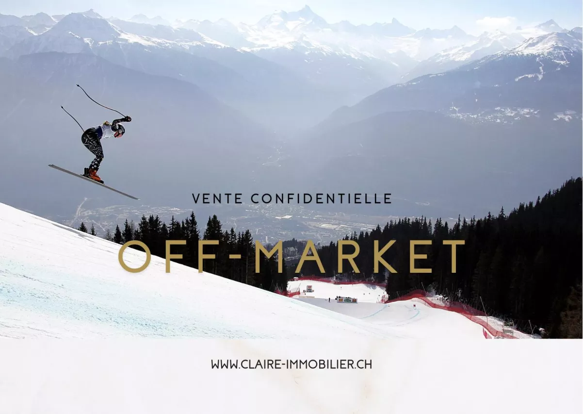 OFF-MARKET ? APPARTEMENT HAUT STANDING for Swiss and foreign buyers.