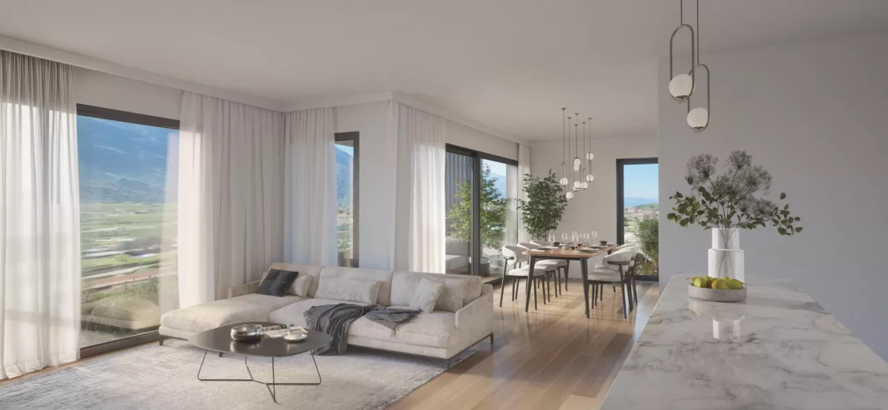 REZ DE JARDIN 3½ PIÈCES AVEC TERRASSE ET JARDIN PRIVATIF