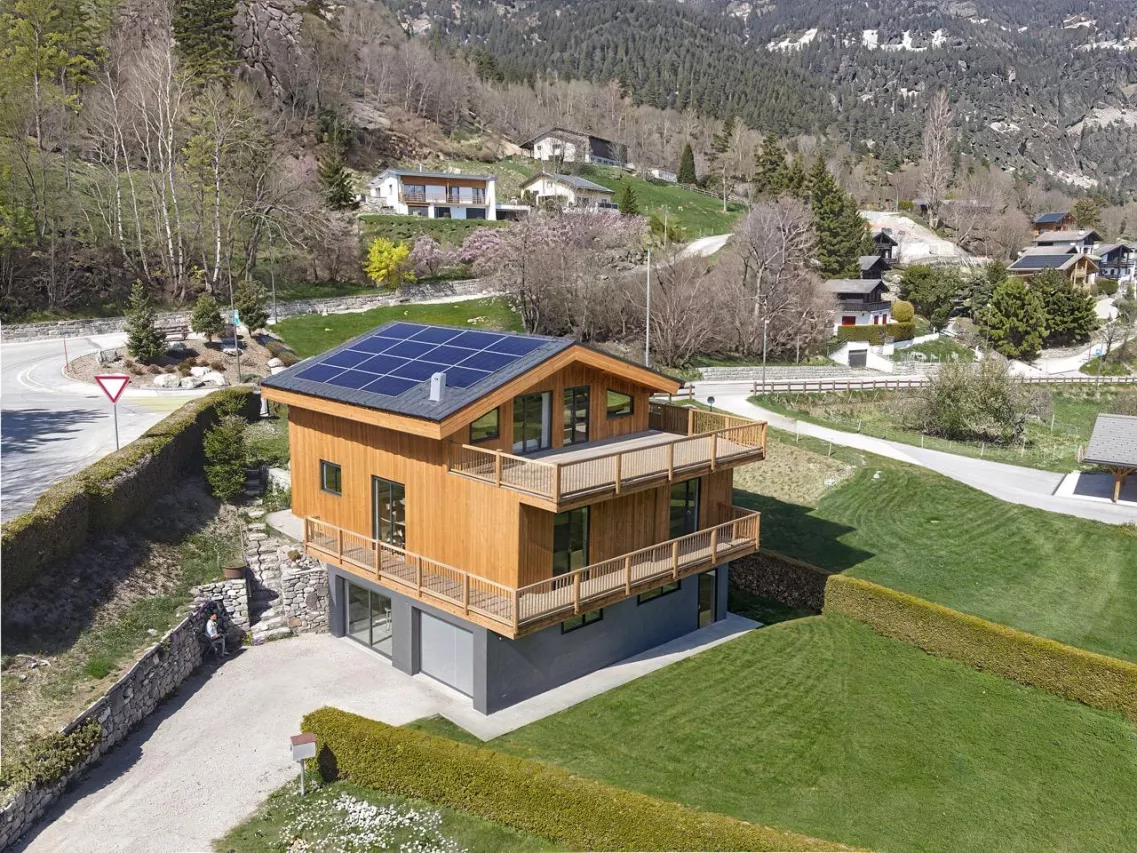 Chalet de 5,5 pièces à Crans-Montana, secteur Mollens - Vente aux étrangers