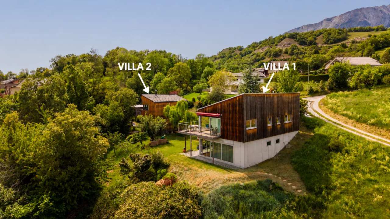 Ensemble rare de deux villas avec parcelle attenante ? Ayent (Valais)