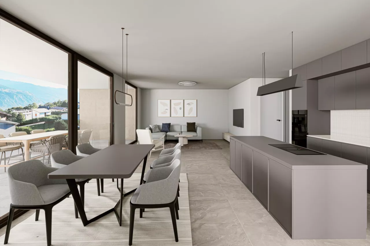 APPARTEMENT 5,5 PIÈCES 1ER ÉTAGE À CHERMIGNON D'EN HAUT
