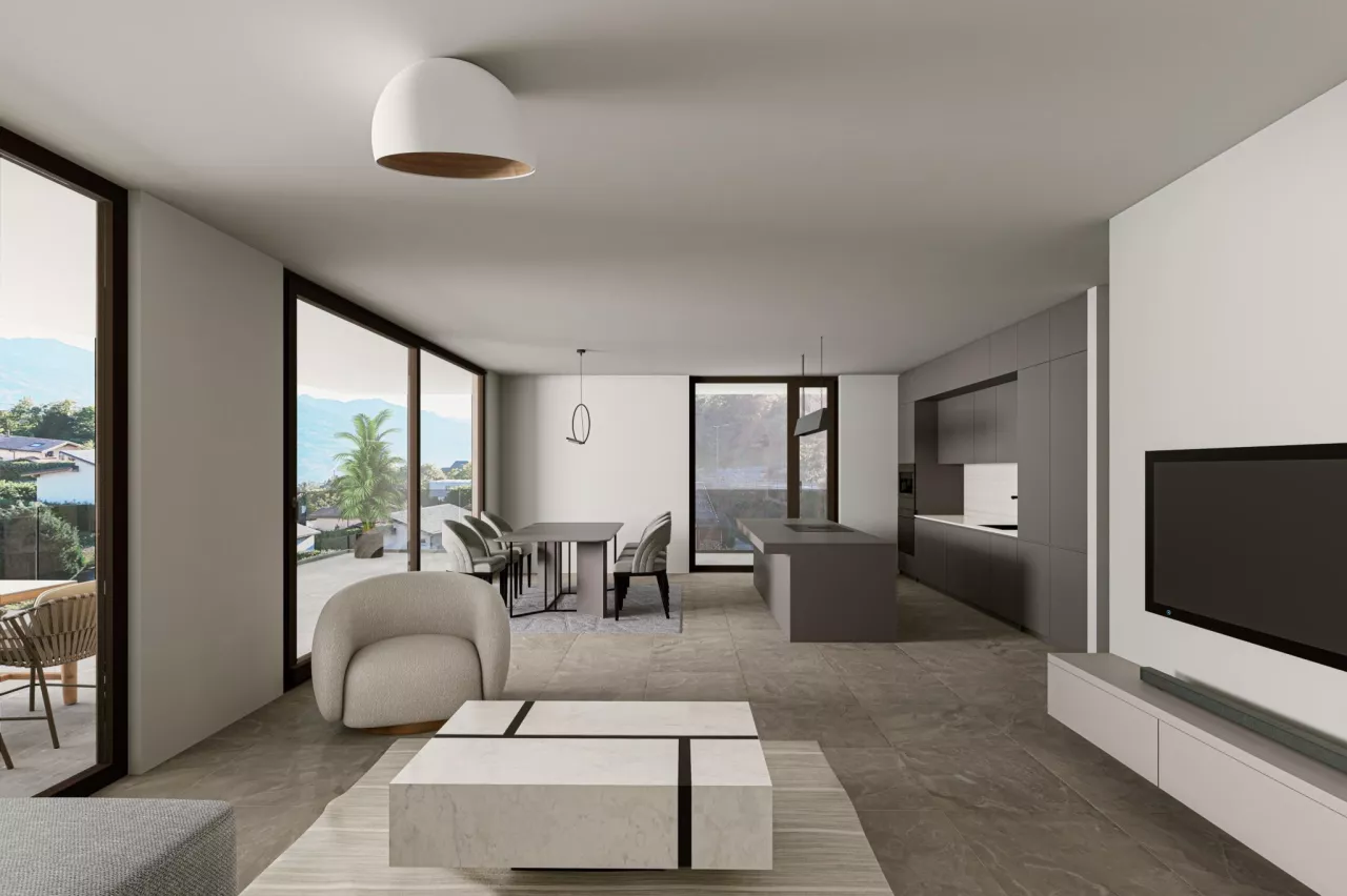APPARTEMENT 5,5 PIÈCES 1ER ÉTAGE À CHERMIGNON D'EN HAUT