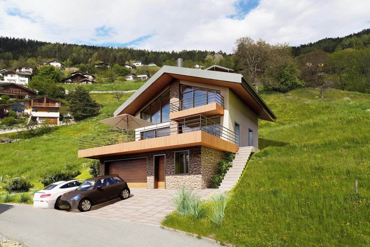 Superbe villa 5,5 pièces à haute performance énergétique à Icogne