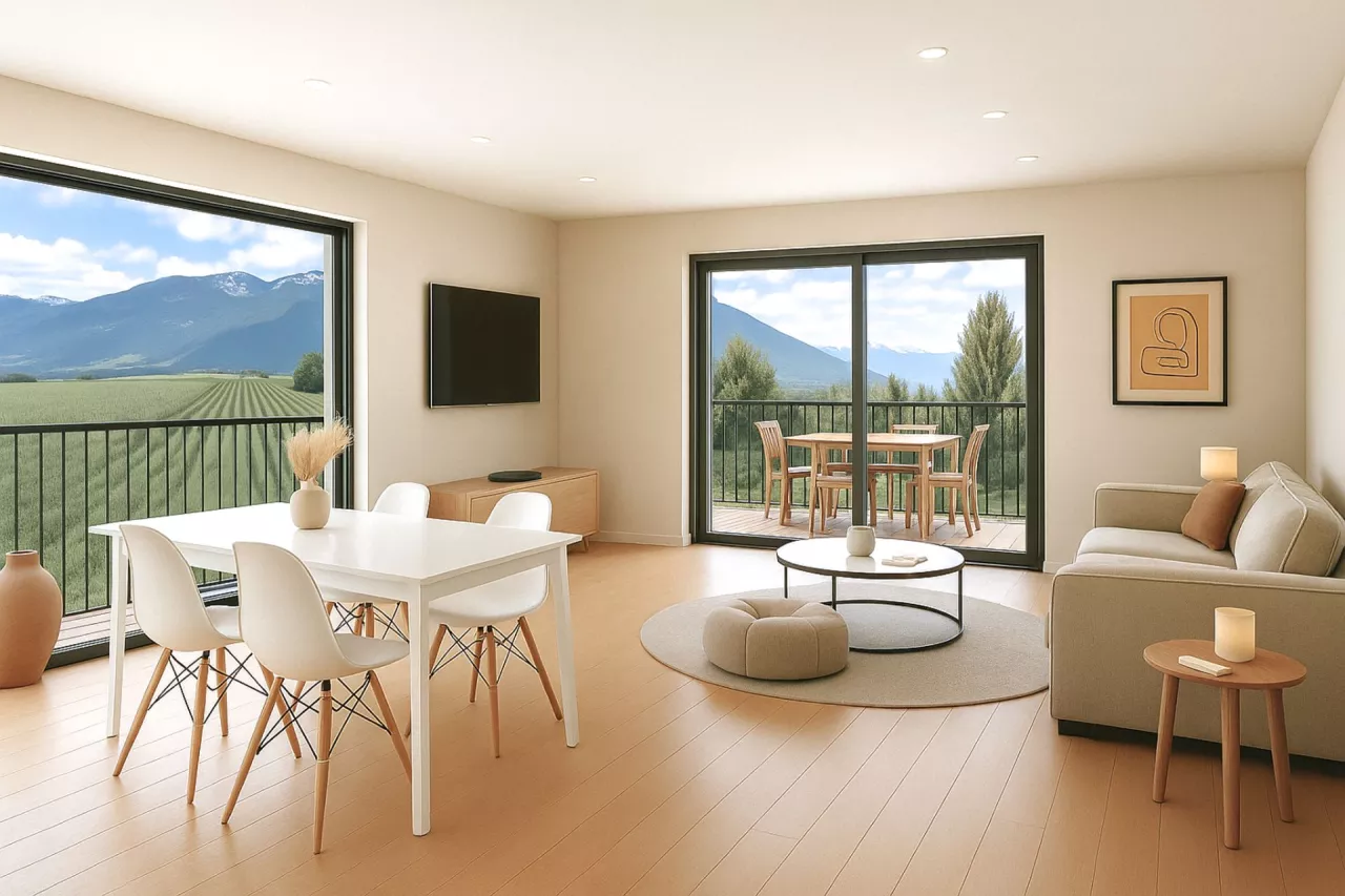 Super maison avec magnifique vue